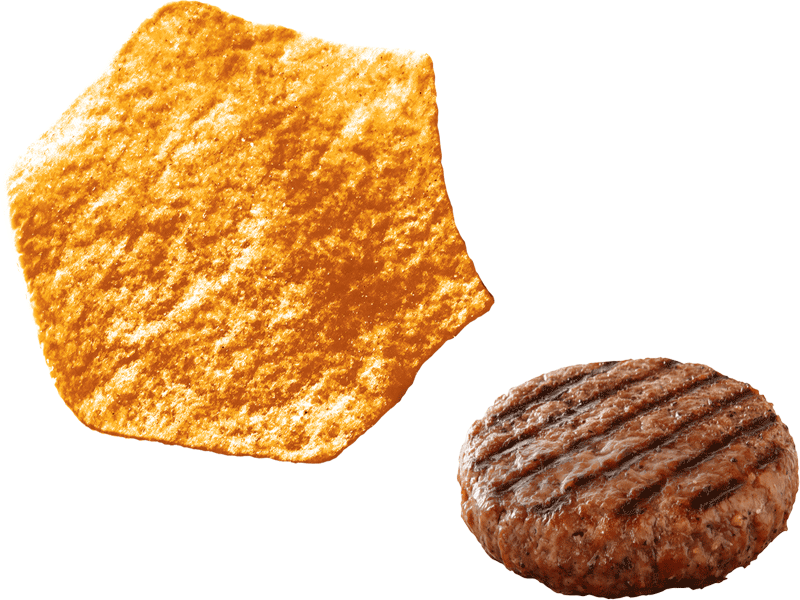 Baked Potato Chips left snack