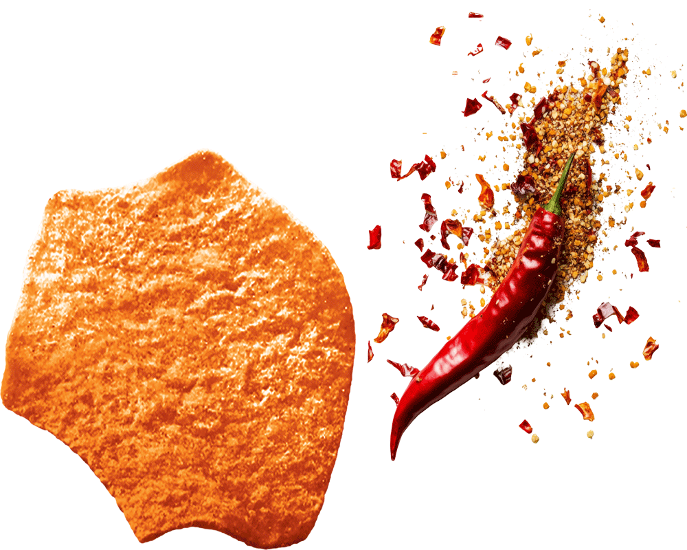 Baked Potato Chips left snack