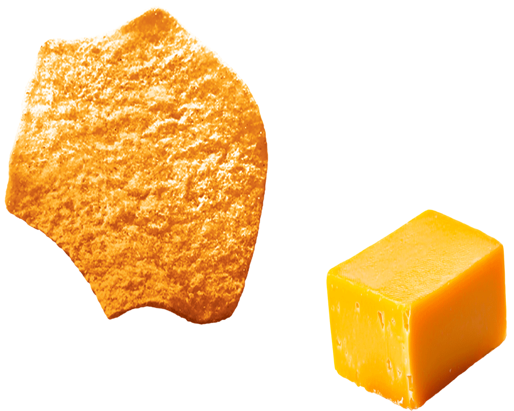 Baked Potato Chips left snack