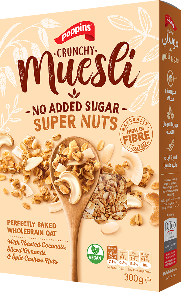 Crunchy Muesli NAS Super Nuts