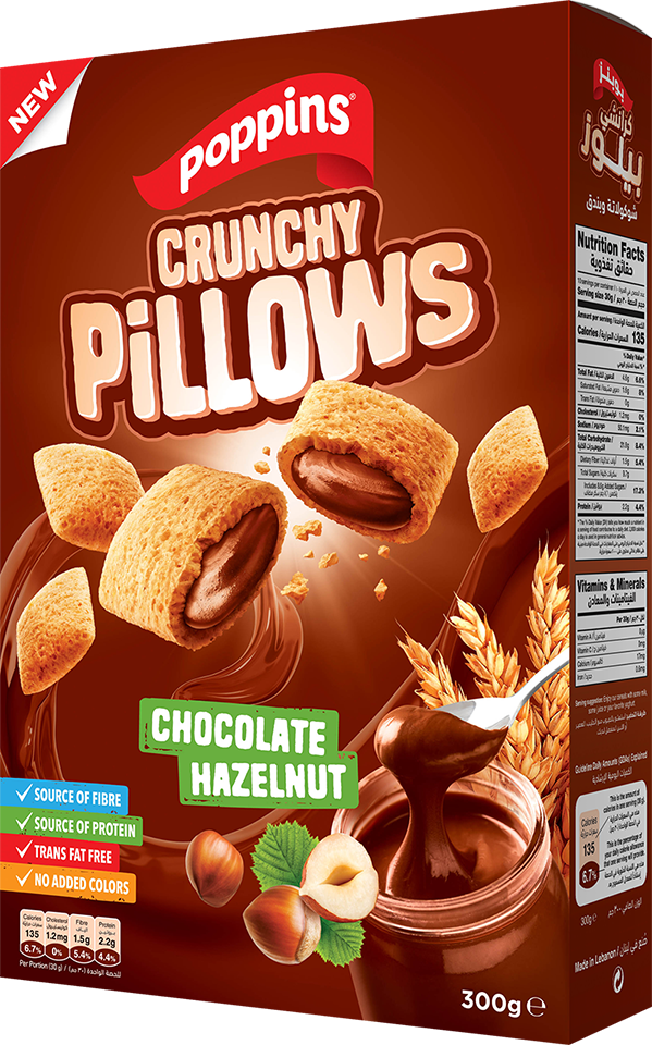 Crunchy Pillows Chocolate Hazelnut
