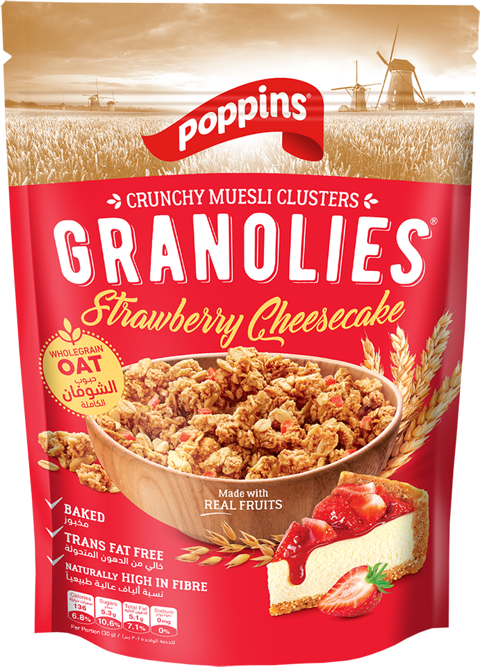 Granolies Strawberry Cheesecake