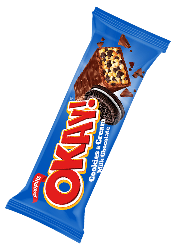 OKAY! Cookies & Cream Milk Chocolate