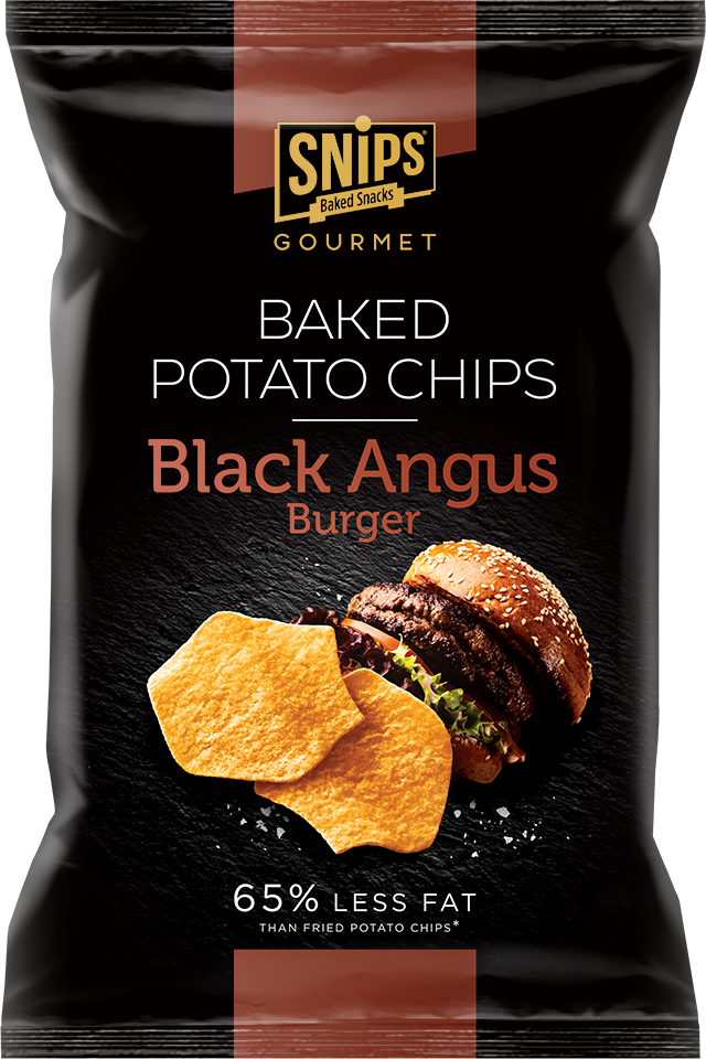 Potato Chips Gourmet Black Angus Burger